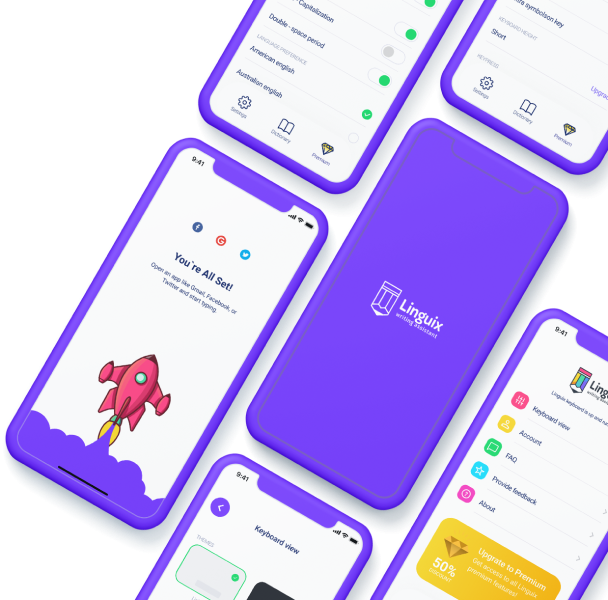 Linguix app screenshots