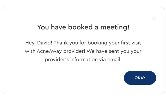 meeting booking notice