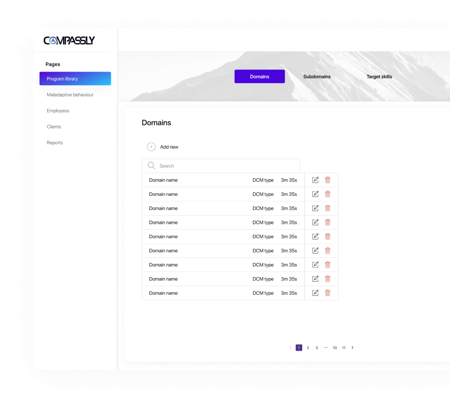 Compassly app screen