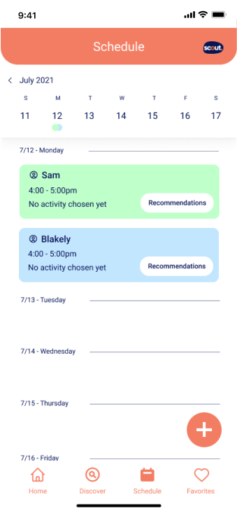 schedule