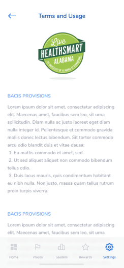 Terms and usage