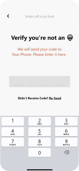 verification that you are not a robot