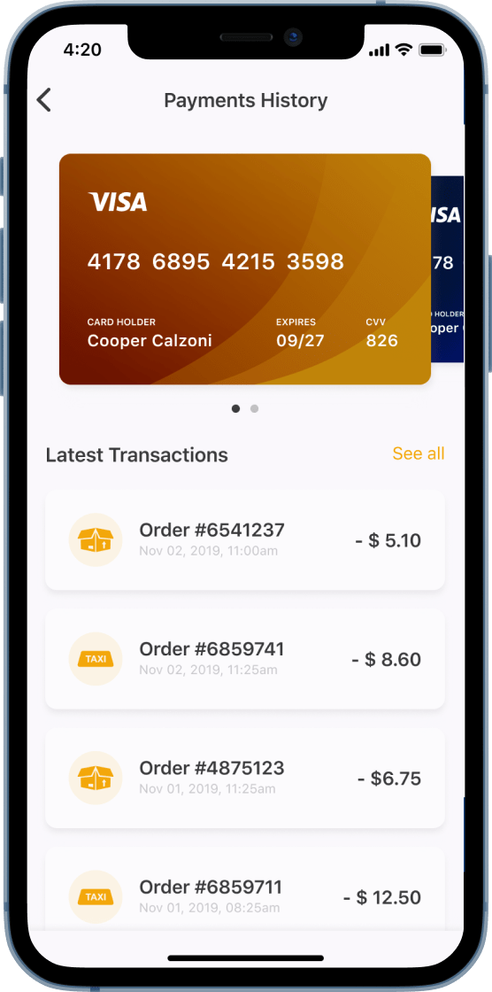 payment history
