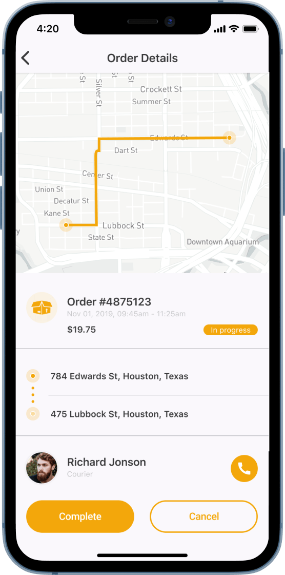 order details