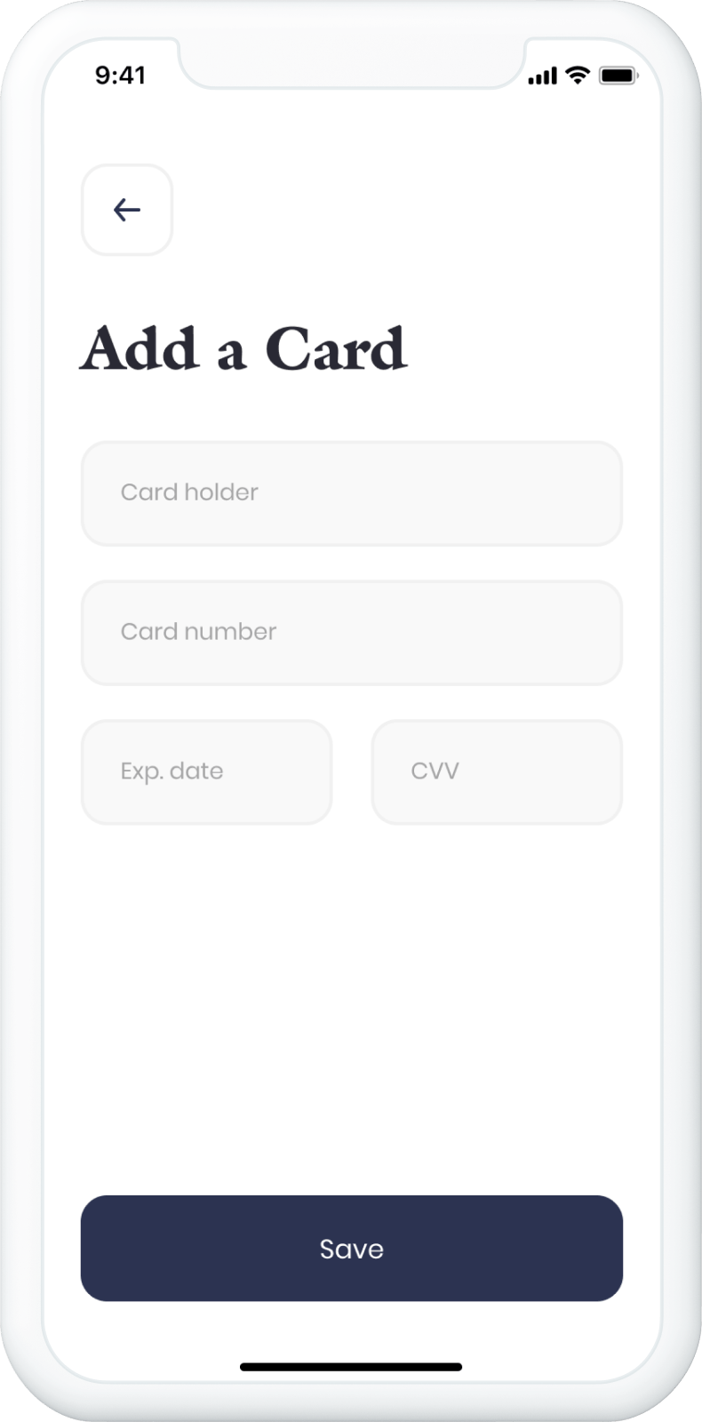 addind a card