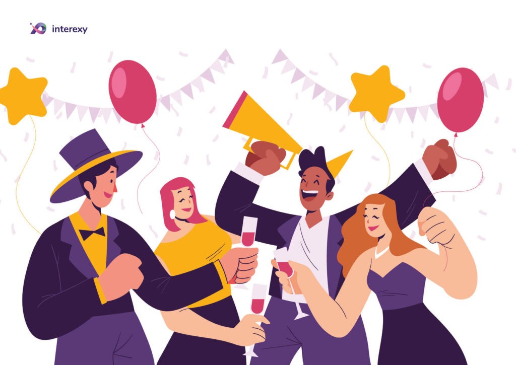 party with alcoholic drinks