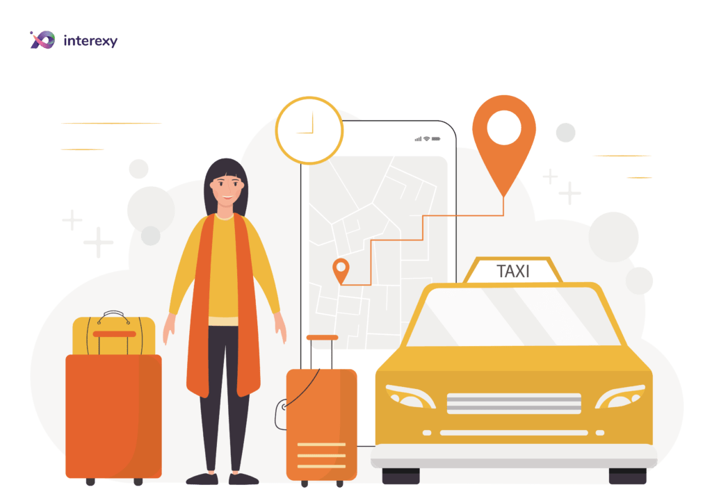 taxi ride booked online