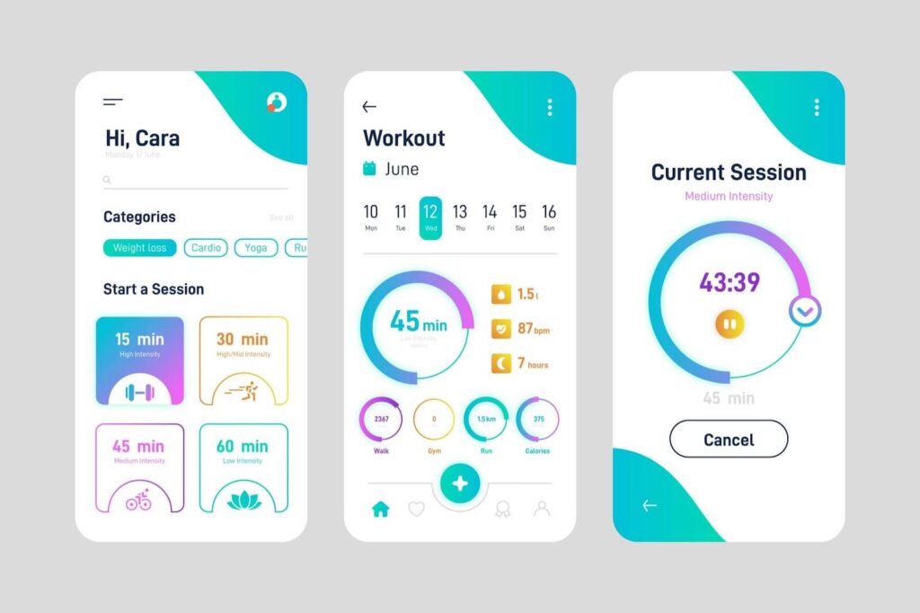 fitness app development